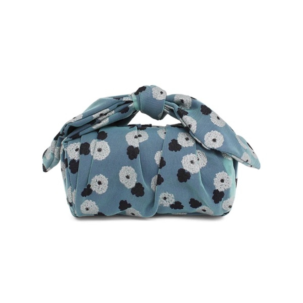 Regina Pyo Nane Knotted Floral Organza Barrel Bag